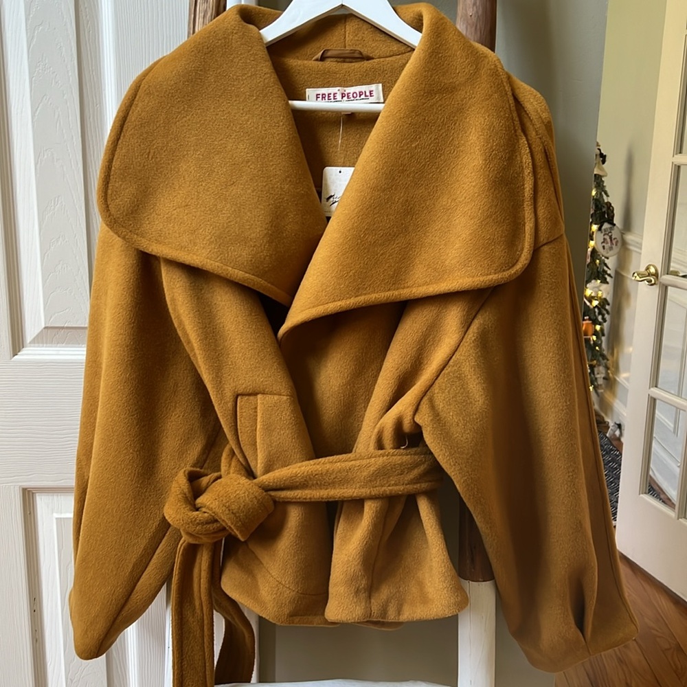 Stunning color Free People Mina Jacket Narcissus size Medium - Picture 8 of 9